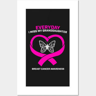 In Remembrance Memory Granddaughter Breast Cancer Awareness Posters and Art